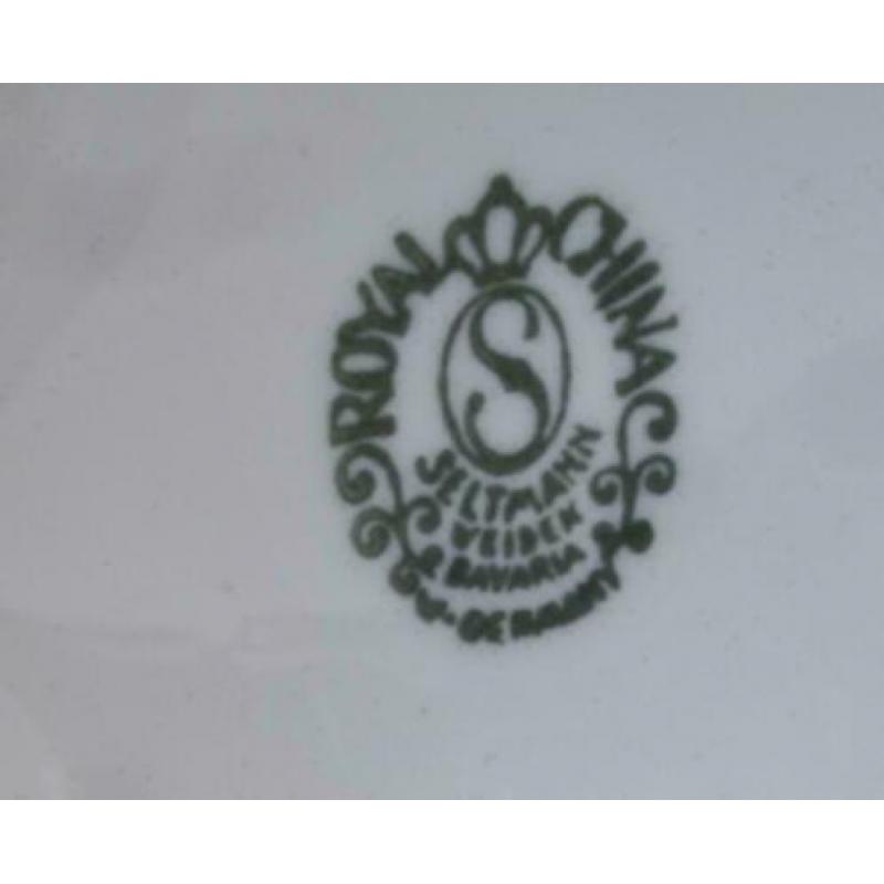 ?€12,50 ANTIEK MARMER LOOK SELTMANN ROYAL CHINA - ooq
