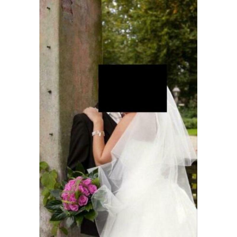 Prachtige hartvormige bruidsjurk