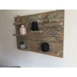 Decoratief steigerhout wandbord