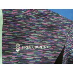 blauw roze wind cheat jas 7-8 jr. 122/128 van Free country