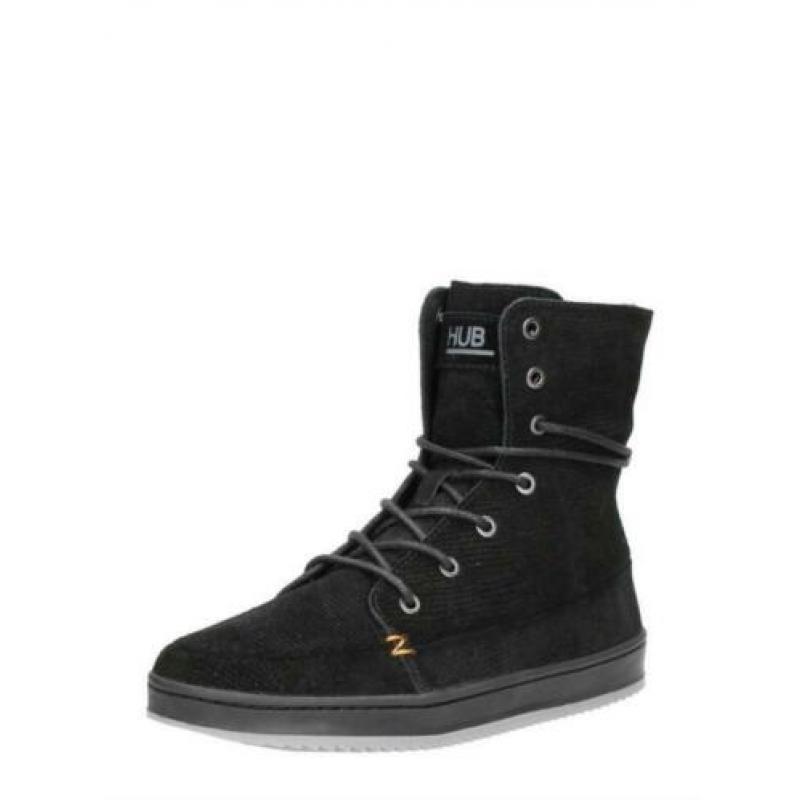 Zwarte Hub Vermont Suede dames laarsje (38)