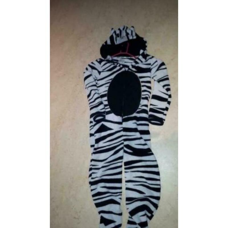 Carnaval onesie zwart wit maat 36 €6,00