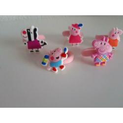 Nieuwe Peppa Big haar elastiekjes set (2) voor € 4,-