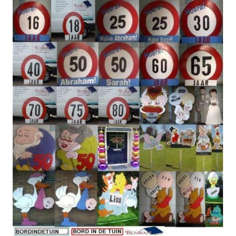 verjaardag bord 60 jaar bensan enter