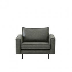 Lasvegas loveseat eco-leren antraciet van € 499 NU € 279