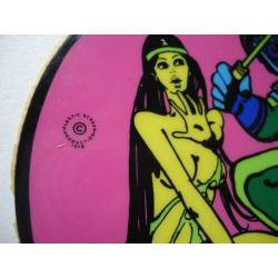 sticker Pinup 1972 Plastic screen production pin up art dik