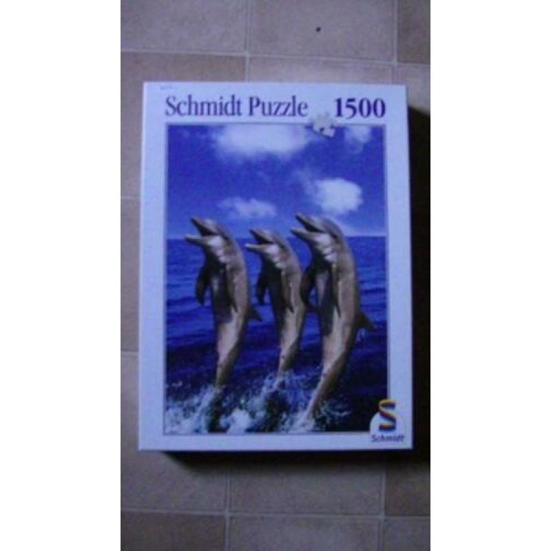 legpuzzels van 1500 stukjes 6,00 per stuk 3 voor 15 euro