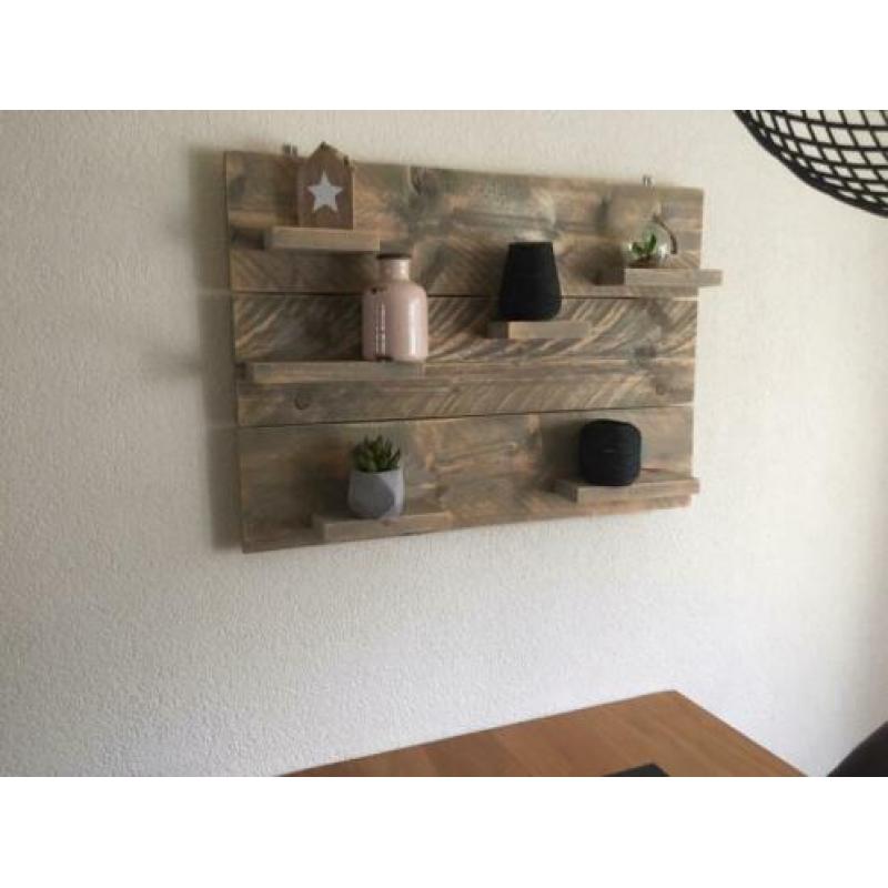 Decoratief steigerhout wandbord