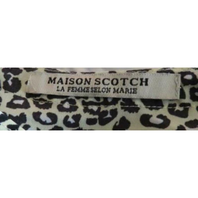Maison Scotch jurk Miami Deco maat 1 maat S