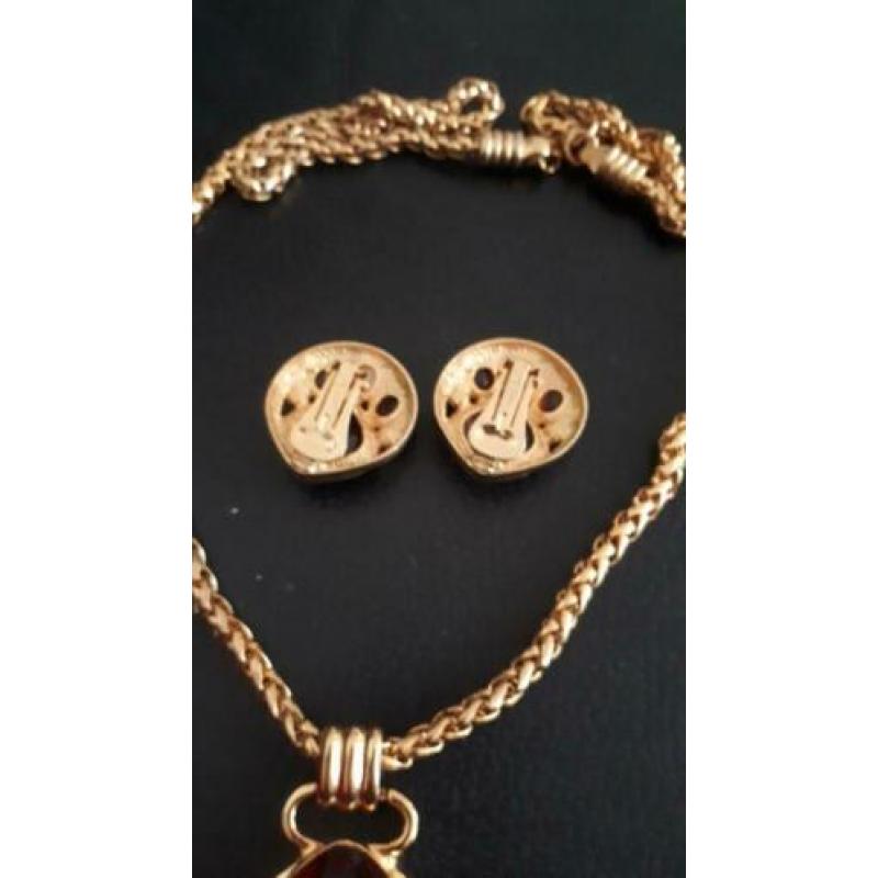 Sieraden set ketting/oorbellen Spaanse designer David Grau