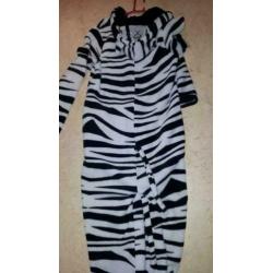 Carnaval onesie zwart wit maat 36 €6,00