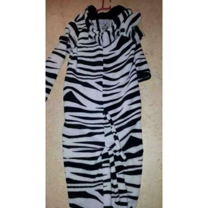 Carnaval onesie zwart wit maat 36 €6,00
