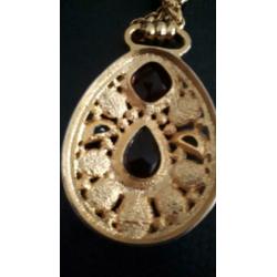 Sieraden set ketting/oorbellen Spaanse designer David Grau