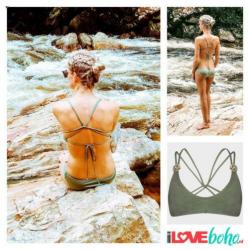 BOHO bikini top The Ultimate Olive groen S/L/XL/XXL