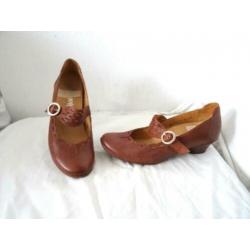 Schoenen bruin merk FOOTNOTES 1x gedragen leder mt 38 nieuws