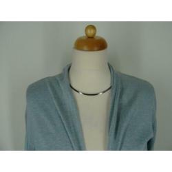 SUPERSALE !! MISS ETAM maat S, grijsgroen vest.