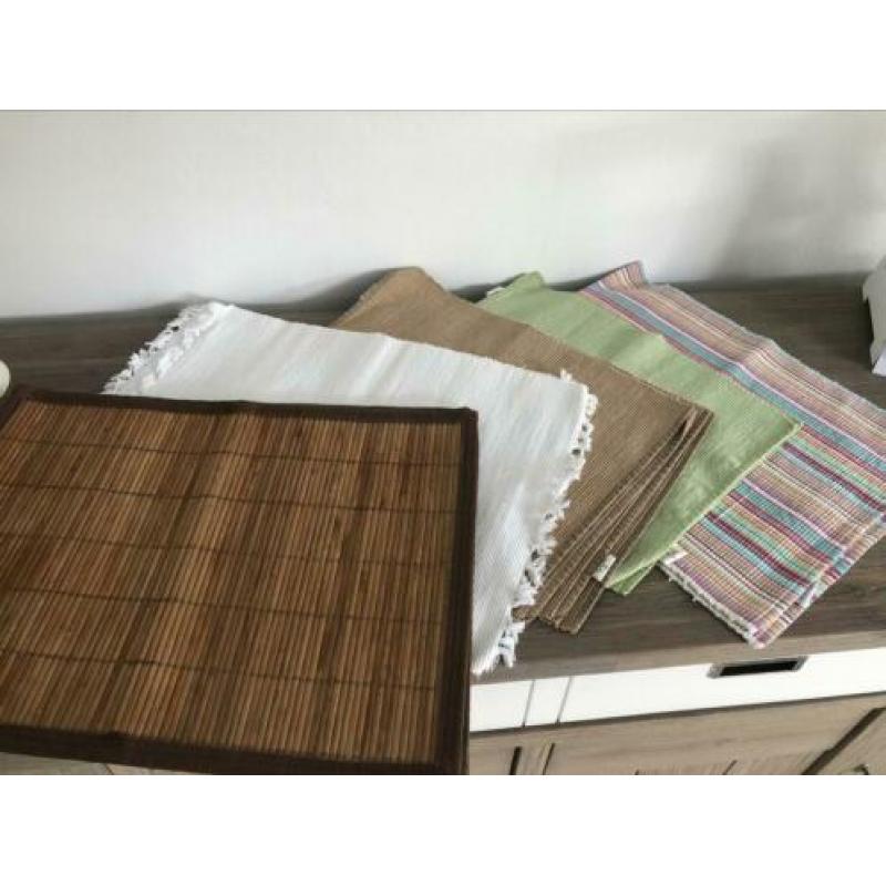 Diverse leuke woonaccessoires en placemats! Zie foto’s!