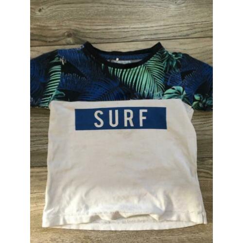 Leuk shirt name it met tekst surf