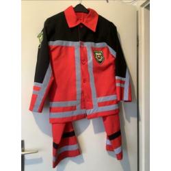 Stoer pak (maat 164) voor een brandweerman (carnaval)
