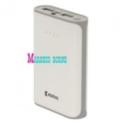 Powerbank, acculader, mobiele telefoonlader 7500mAh, White