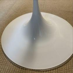 Vintage heksenhoed lamp van glas.