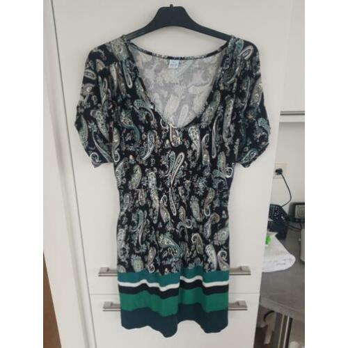 Jurk met paisley print M&S mode maat XL NIEUW