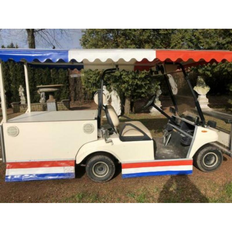 Golfcar, clubcar multifunctionele foodtruck