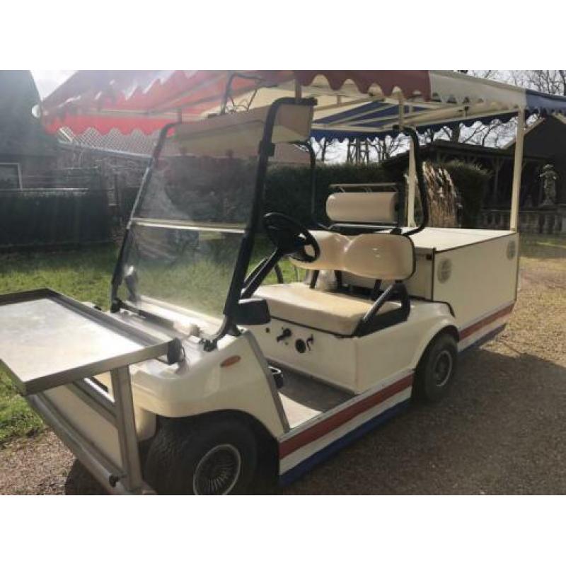 Golfcar, clubcar multifunctionele foodtruck