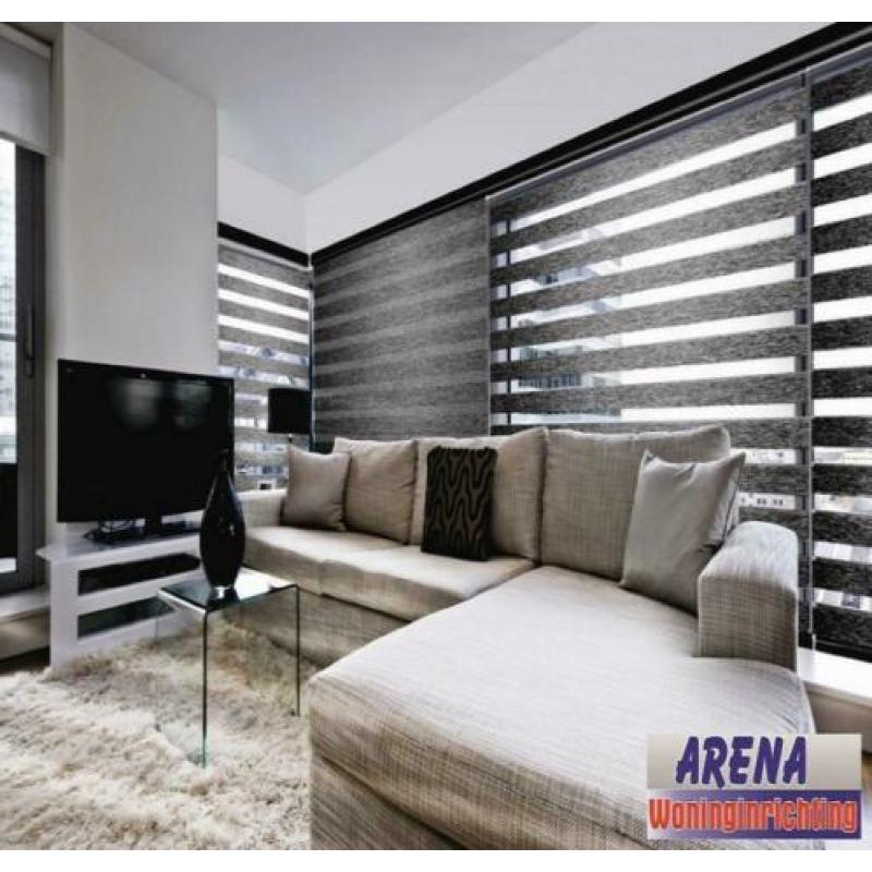 Duo Rolgordijn, Facetlight, Zebra gordijn nergens goedkoper