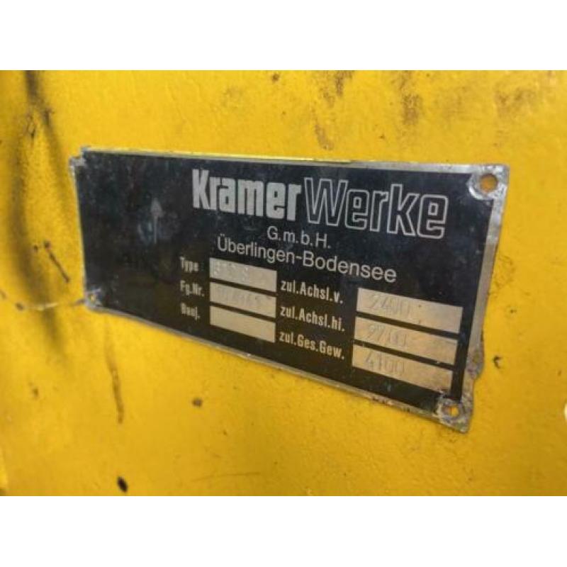 Kramer 312 S shovel / kniklader