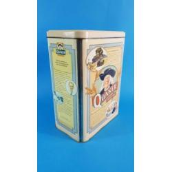 Quaker Ontbijtgranen blik, vintage, 24x11x11 cm. 7A7