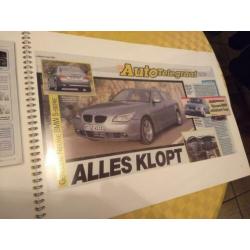 Grote BMW brochure van de 5-serie uit 2004