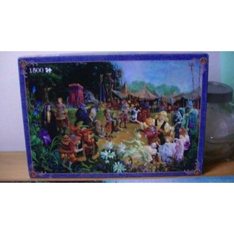 legpuzzels van 1500 stukjes 6,00 per stuk 3 voor 15 euro
