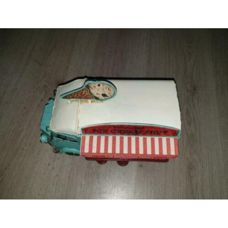 blik metalen citroen h hy ice truck auto blauw nieuw