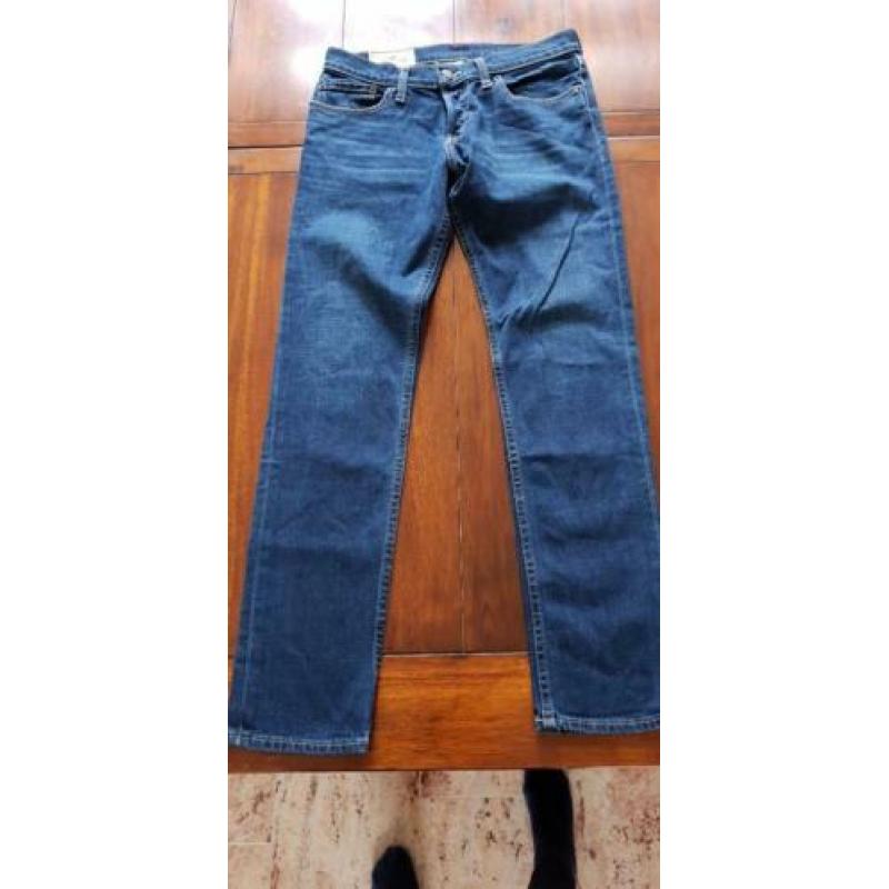 ZGAN blauwe HOLLISTER jeans W30 W32 38/40, super skinny