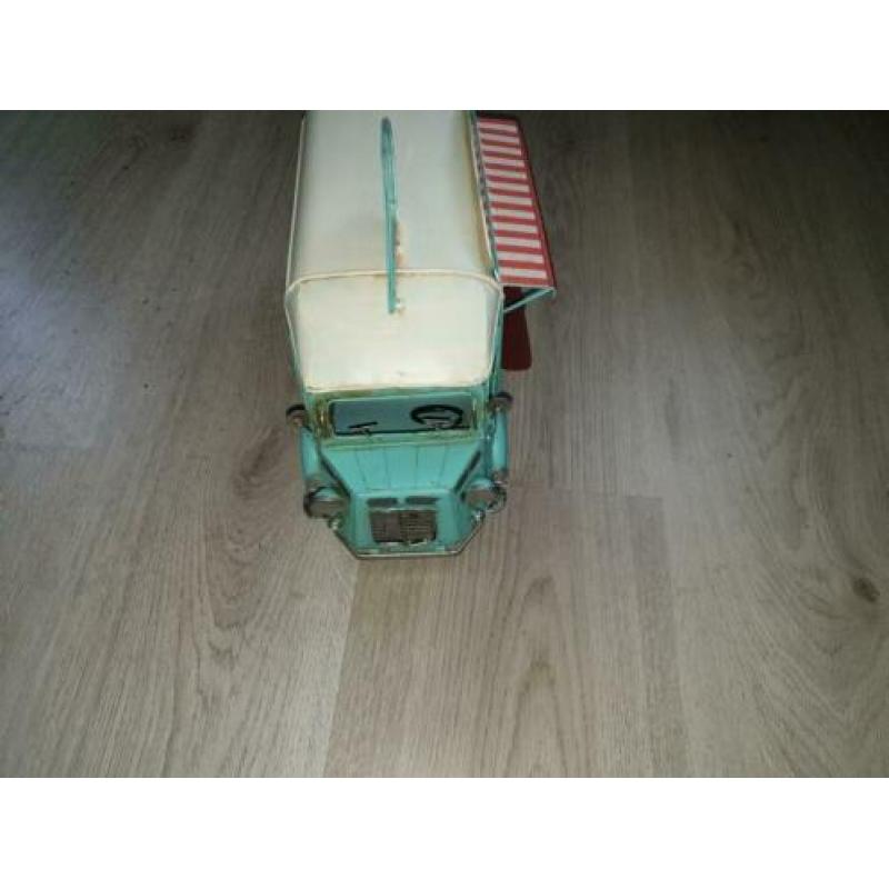blik metalen citroen h hy ice truck auto blauw nieuw