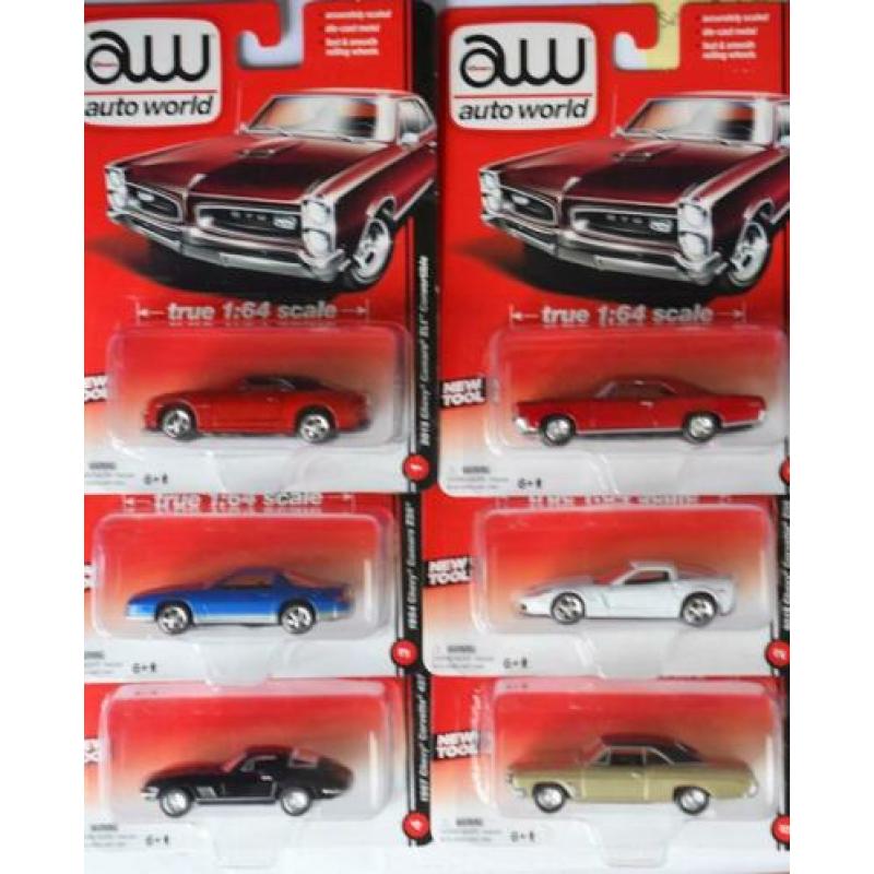 M650 AutoWorld USA Muscle Cars 1:64. Eerste Casting. Eerste
