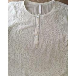Mooie Lace and Loom tuniek zandkleur mt XL