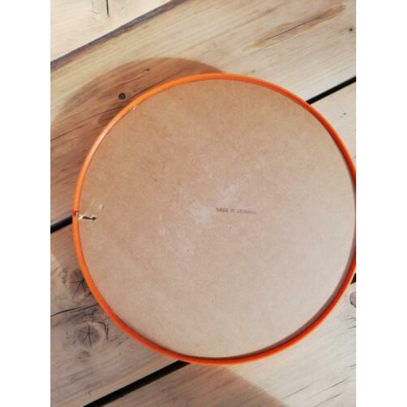 Retro vintage oranje spiegel!