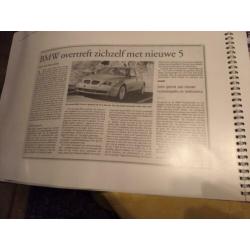 Grote BMW brochure van de 5-serie uit 2004