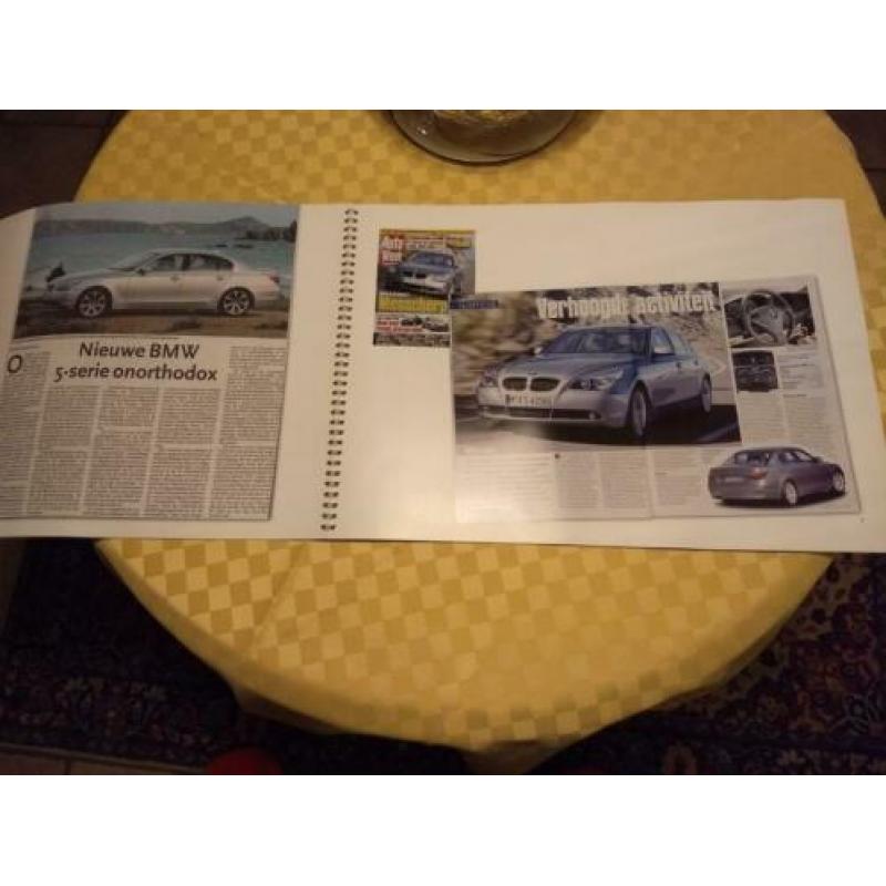 Grote BMW brochure van de 5-serie uit 2004
