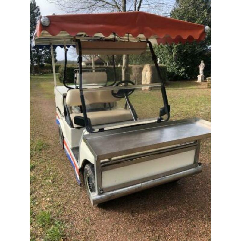 Golfcar, clubcar multifunctionele foodtruck