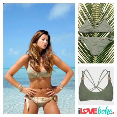 BOHO bikini top The Ultimate Olive groen S/L/XL/XXL