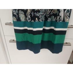 Jurk met paisley print M&S mode maat XL NIEUW