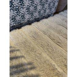 Kleed berber van Zara 202x142 gebroken wit