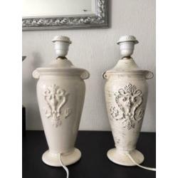 Tafellamp voet ceramic creme p/stuk € 10,00 EXCL. VERZ.
