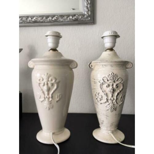 Tafellamp voet ceramic creme p/stuk € 10,00 EXCL. VERZ.