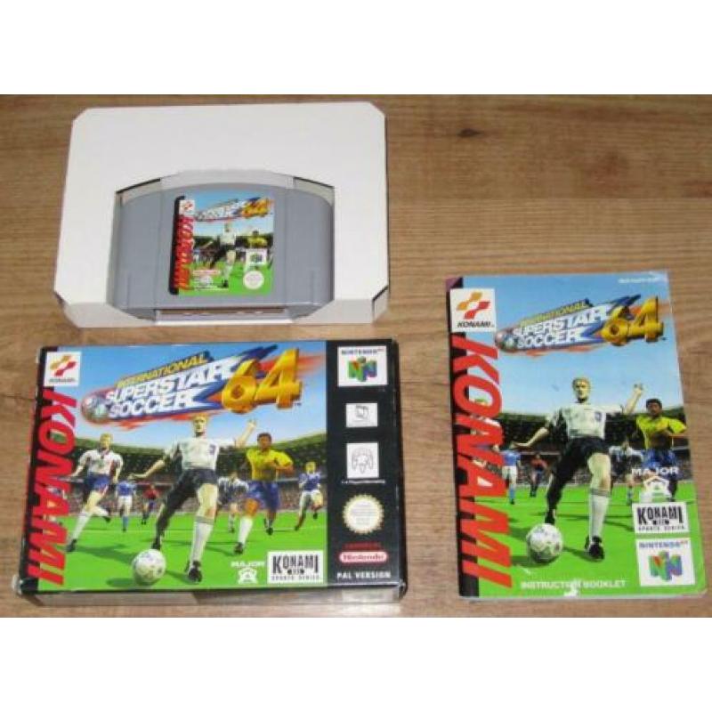 International Superstar Soccer 64 compleet voor Nintendo 64