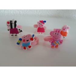Nieuwe Peppa Big haar elastiekjes set (2) voor € 4,-