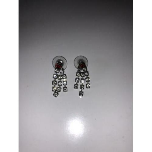 Oorbellen met diamantjes
